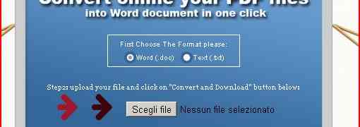 Da PDF a Word Online - Convertire File PDF in DOC