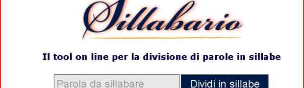 Divisione in Sillabe Online